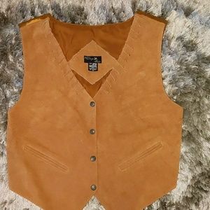 Leather vest